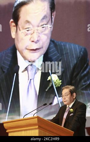 (IMAGE DU FICHIER) Lee Kun-Hee de l'ancien Président du Groupe Samsung.Lee Kun-Hee, meurt à 78. . (Photo de Seung-il Ryu/NurPhoto) Banque D'Images