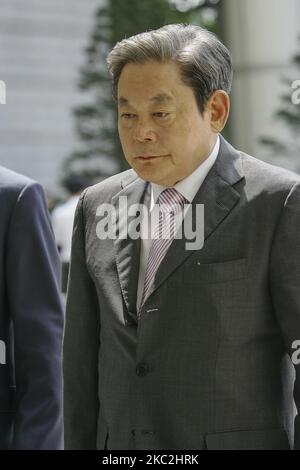 (IMAGE DU FICHIER) Lee Kun-Hee de l'ancien Président du Groupe Samsung.Lee Kun-Hee, meurt à 78. . (Photo de Seung-il Ryu/NurPhoto) Banque D'Images