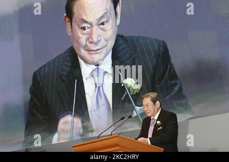 (IMAGE DU FICHIER) Lee Kun-Hee de l'ancien Président du Groupe Samsung.Lee Kun-Hee, meurt à 78. . (Photo de Seung-il Ryu/NurPhoto) Banque D'Images