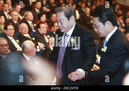 (IMAGE DU FICHIER) Lee Kun-Hee de l'ancien Président du Groupe Samsung.Lee Kun-Hee, meurt à 78. . (Photo de Seung-il Ryu/NurPhoto) Banque D'Images