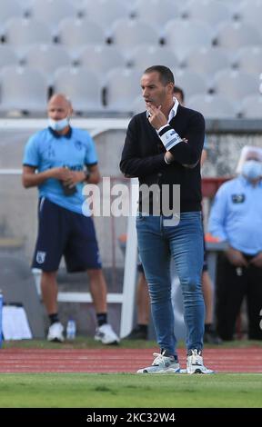 Petit de Belenenses SAD pendant le match Liga nos entre Belenenenenses SAD et SC Farense à Estadio Nacional sur 31 octobre 2020 à Lisbonne, Portugal. (Photo de Paulo Nascimento/NurPhoto) Banque D'Images