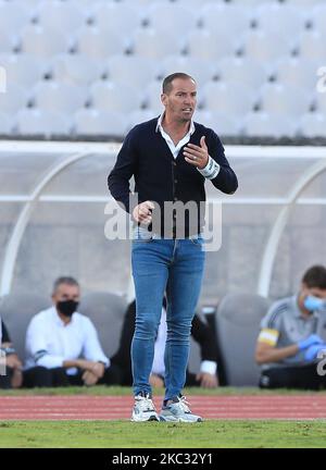 Petit de Belenenses SAD pendant le match Liga nos entre Belenenenenses SAD et SC Farense à Estadio Nacional sur 31 octobre 2020 à Lisbonne, Portugal. (Photo de Paulo Nascimento/NurPhoto) Banque D'Images