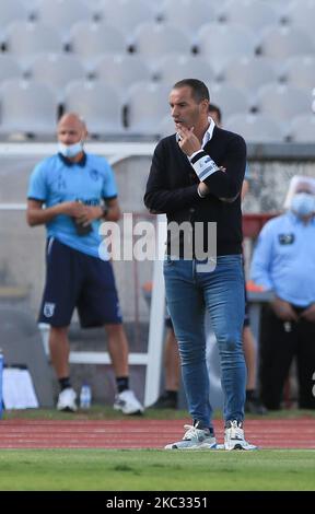 Petit de Belenenses SAD pendant le match Liga nos entre Belenenenenses SAD et SC Farense à Estadio Nacional sur 31 octobre 2020 à Lisbonne, Portugal. (Photo de Paulo Nascimento/NurPhoto) Banque D'Images