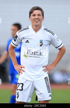 Raya Gauld de SC Farense pendant le match de la Ligue nos entre Belenenenenses SAD et SC Farense à l'Estadio Nacional sur 31 octobre 2020 à Lisbonne, Portugal. (Photo de Paulo Nascimento/NurPhoto) Banque D'Images