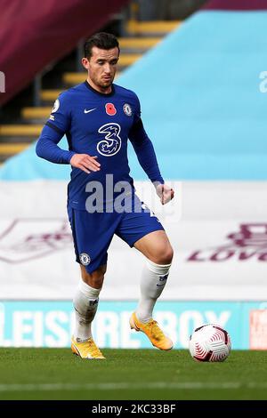 Ben Chilwell de Chelsea en action lors du match de la Premier League entre Burnley et Chelsea à Turf Moor, Burnley, le samedi 31st octobre 2020. (Photo de Tim Markland/MI News/NurPhoto) Banque D'Images