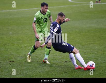 Brandon Goodship of Southend United lors de la deuxième ligue entre Southend United et Port Vale au stade Roots Hall, Southend, Royaume-Uni, le 31st octobre 2020 (photo par action Foto Sport/NurPhoto) Banque D'Images