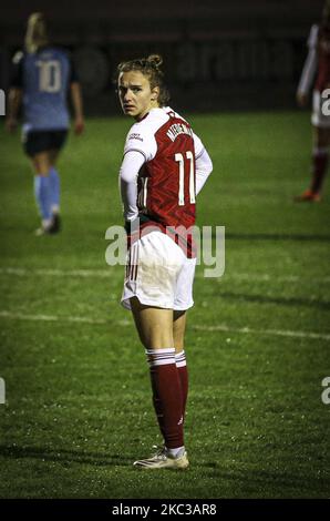 Vivianne Miedema d'Arsenal lors du match DE COUPE de la Ligue des femmes de la FA entre Lionesses de Londres et Arsenal à Princes Park, Dartford, le mercredi 4th novembre 2020. (Photo de Tom West/MI News/NurPhoto) Banque D'Images