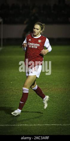 Vivianne Miedema d'Arsenal après avoir marquant le premier but du match de LA coupe de LA Ligue des femmes de la FA entre Lionesses de Londres et Arsenal à Princes Park, Dartford, le mercredi 4th novembre 2020. (Photo de Tom West/MI News/NurPhoto) Banque D'Images