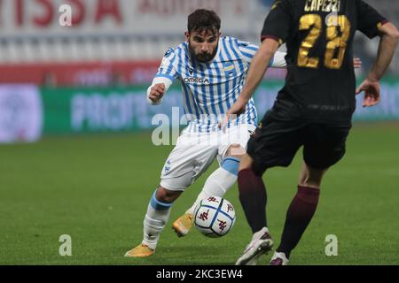 Enrico Brignola pendant le match de la série BKT entre SPAL et Salernitana au Stadio Paolo Mazza sur 6 novembre 2020 à Ferrara, Italie. (Photo par Emmanuele Ciancaglini/NurPhoto) Banque D'Images