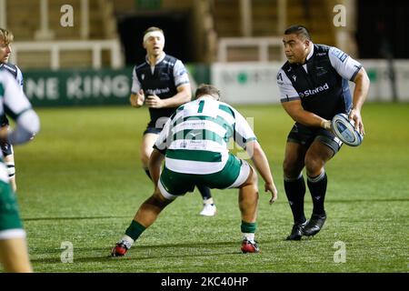 Rodney Ah vous de Newcastle Falcons lors du match de pré-saison entre Newcastle Falcons et Ealing Trailfinders à Kingston Park, Newcastle, le vendredi 13th novembre 2020. (Photo de Chris Lishman/MI News/NurPhoto) Banque D'Images