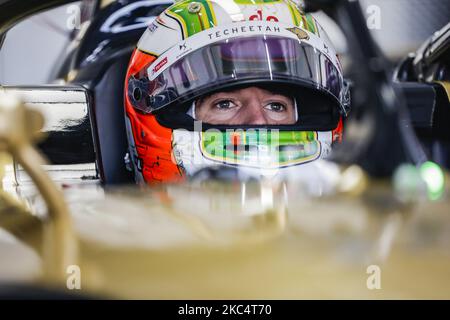 DA COSTA Antonio Felix (por), DS Techeetah, DS E-tense FE20, portrait lors du championnat officiel de Formule E d'ABB d'essai pré-saison au circuit Ricardo Tormo à Valence sur 28 novembre, 29 et 1 décembre en Espagne. (Photo par Xavier Bonilla/NurPhoto) Banque D'Images