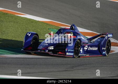 04 FRIJNS Robin (NLD), Envision Virgin Racing, Audi e-tron FE07, action lors des essais pré-saison officiels du championnat ABB de Formule E au circuit Ricardo Tormo de Valence sur 28 novembre, 29 et 1 décembre en Espagne. (Photo par Xavier Bonilla/NurPhoto) Banque D'Images