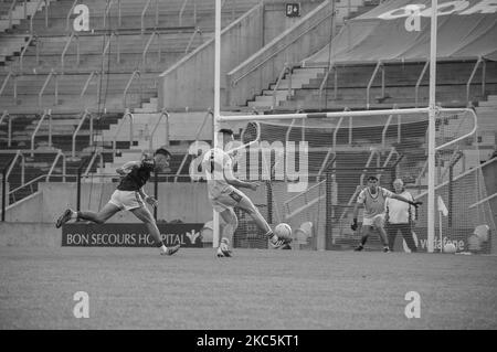 Cork, Irlande. 23rd octobre 2022. Championnat de football de bon secours A ; Kilshannig V Aghabbullog. Banque D'Images