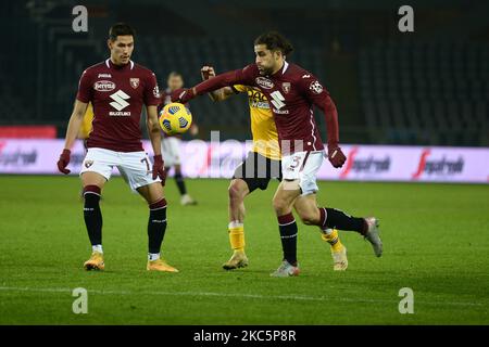 Gleison Bremer de Torino FC pendant la série Un match entre Torino FC et Udinese Calcio au Stadio Olimpico Grande Torino sur 12 décembre 2020 à Turin, Italie. (Photo par Alberto Gandolfo/NurPhoto) Banque D'Images