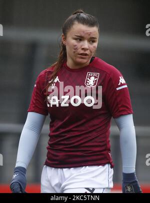 Jodie Hutton d'Aston Villa Ladies FC lors de l'échauffement avant le match pendant Barclays FA Women's Super League entre Tottenham Hotspur et Aston Villa Women au stade de Hive , Nurware, Royaume-Uni le 13th décembre 2020 (photo par action Foto Sport/photo) Banque D'Images