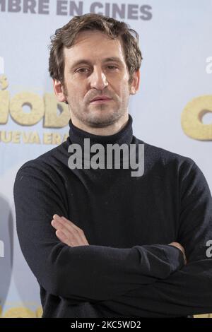 Raul Arevalo assiste au film de photocall Los Croods 2 à Madrid le 14 décembre 2020, Espagne (photo d'Oscar Gonzalez/NurPhoto) Banque D'Images