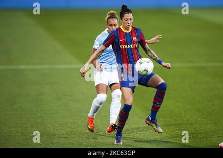 07 Jenni Hermoso du FC Barcelone lors du match des femmes de la Ligue des champions de l'UEFA entre le PSV et le FC Barcelone au stade Johan Cruyff de 16 décembre 2020 à Barcelone, Espagne. (Photo par Xavier Bonilla/NurPhoto) Banque D'Images