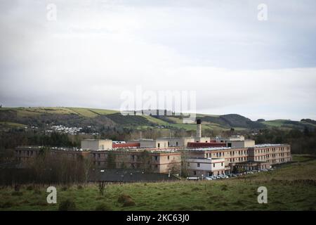 Vue générale de l'hôpital général Borders sur 18 décembre 2020 à Melrose, en Écosse. Comme toutes les opérations de routine à l'hôpital ont été annulées jusqu'à la fin de l'année, cela survient après qu'une estimation de 22 personnes ait été liée à une éclosion de Covid dans le quartier 7. La région continue de faire l'objet de restrictions de niveau 1, mais les frontières du NHS ont averti que les taux d'infection dans la région ne sont plus « cohérents » avec les restrictions de niveau 1. (Photo par Ewan Bootman/NurPhoto) Banque D'Images