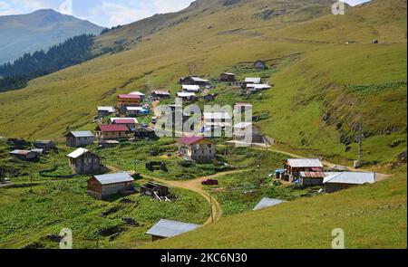 Le plateau de Gito, situé à Rize, en Turquie, est l'un des plus importants plateaux de la région. Banque D'Images