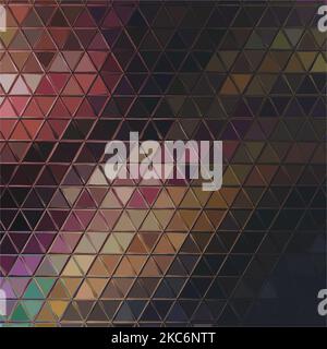 Un motif sans couture de triangles colorés, parfait pour les arrière-plans et les textures Illustration de Vecteur