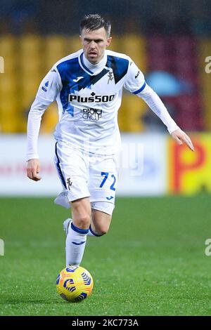 Josip Ilicic d'Atalanta BC pendant la série Un match entre Benevento Calcio et Atalanta BC au Stadio Ciro Vigorito, Benevento, Italie, le 9 janvier 2021. (Photo de Giuseppe Maffia/NurPhoto) Banque D'Images