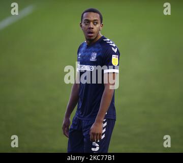 Shaun Hobson de Southend United pendant la Sky Bet League 2 entre Southend United et Barrow FC au Roots Hall Stadium , Southend, Royaume-Uni le 09th janvier 2021 (photo par action Foto Sport/NurPhoto) Banque D'Images