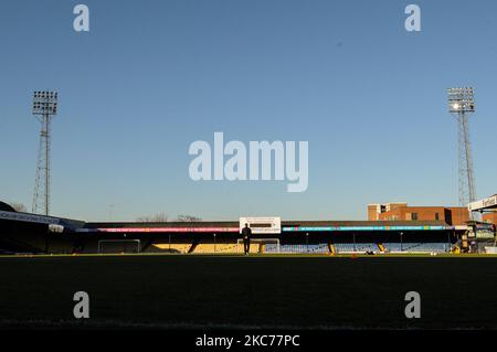 Vue générale de Roots Halll avant le match Sky Bet League 2 entre Southend United et Barrow à Roots Hall, Southend, le samedi 9th janvier 2021. (Photo de Ben Pooley/MI News/NurPhoto) Banque D'Images