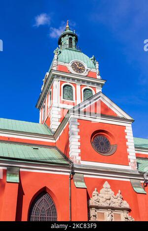 Eglise St Jacobs, Stockholm, Suède, Scandinavie Banque D'Images