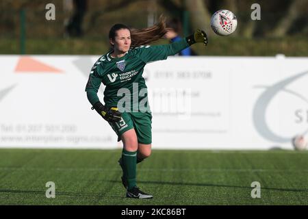 Megan Borthwick de Durham Women lors du match de championnat féminin de la FA entre Durham Women et London Bees au château de Maiden, à Durham City, le dimanche 24th janvier 2021. (Photo de Mark Fletcher/MI News/NurPhoto) Banque D'Images