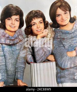 LES POUPÉES RAG photo promotionnelle du groupe vocal américain vers 1965 Banque D'Images