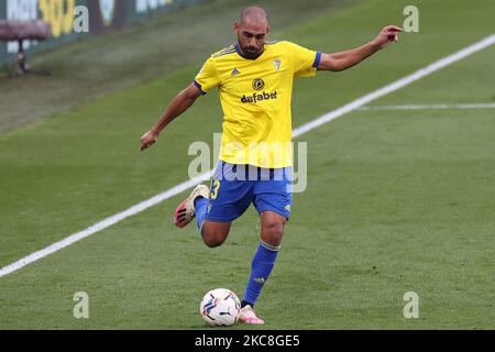 Fali de Cadix CF pendant le match de la Liga Santander entre Cadix CF et Atletico de Madrid à l'Estadio Ramon de Carranza à Cadix, Espagne sur 31 janvier 2021. (Photo de Jose Luis Contreras/DAX Images/NurPhoto) Banque D'Images