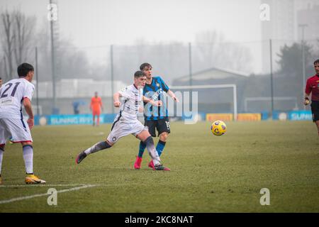 Lorenzo Peschetola du FC Internazionale lors du match de la Coppa Italia - Primavera TIM Cup entre le FC Internazionale U19 et le Crotone U19 au Suning Youth Development Centre on 03 février 2021 à Milan, Italie (photo d'Alessandro Bremec/NurPhoto) Banque D'Images