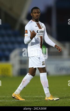 Alexander McQueen de Barnett lors du match de la Vanarama National League entre Hartlepool United et Barnett au Victoria Park, Hartlepool, le samedi 27th février 2021. (Crédit : Mark Fletcher | MI News) (photo de MI News/NurPhoto) Banque D'Images