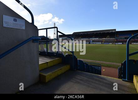 Vue générale de Brunton Park, domicile de Carlisle United, avant le match de la Sky Bet League 2 entre Carlisle United et Oldham Athletic à Brunton Park, Carlisle, le samedi 27th février 2021. (Photo d'Eddie Garvey/MI News/NurPhoto) Banque D'Images