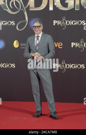 Boris Izaguirre participe à la présentation de la saison 3rd de 'Prodigios' sur 02 mars 2021 à Madrid, Espagne (photo d'Oscar Gonzalez/NurPhoto) Banque D'Images