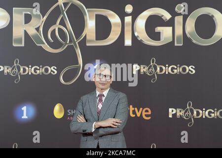 Boris Izaguirre participe à la présentation de la saison 3rd de 'Prodigios' sur 02 mars 2021 à Madrid, Espagne (photo d'Oscar Gonzalez/NurPhoto) Banque D'Images