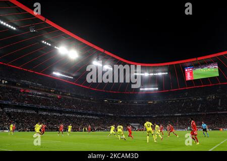 Munich, Allemagne, 1st novembre 2022. Une vue générale du jeu lors du match de la Ligue des champions de l'UEFA à l'Allianz Arena de Munich. Le crédit photo devrait se lire: Jonathan Moscrop / Sportimage Banque D'Images