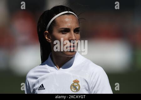 Marta Cardona du Real Madrid pendant le match Primera Iberdrola entre le Club Atletico de Madrid Femenino et le Real Madrid Femenino au Wanda Sport Centre sur 14 mars 2021 à Madrid, Espagne. (Photo de Jose Breton/Pics action/NurPhoto) Banque D'Images