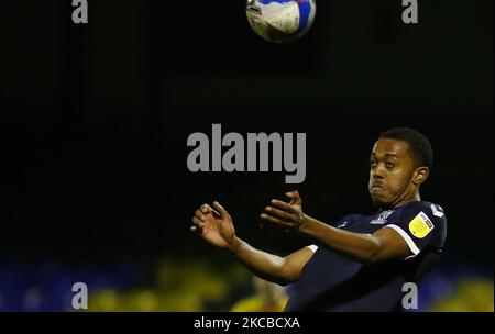 Shaun Hobson de Southend United lors de la Sky Bet League 2 entre Southend United et Walsall au Roots Hall Stadium , Southend, Royaume-Uni, le 23rd mars 2021 (photo par action Foto Sport/NurPhoto) Banque D'Images