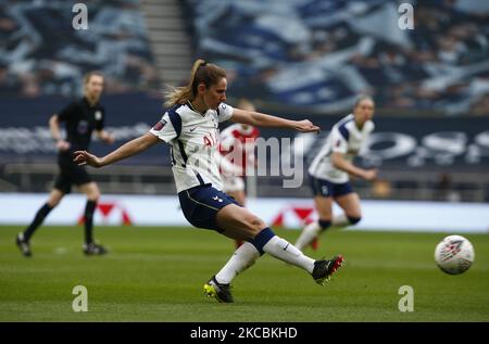 Abbie McManus de Tottenham Hotspur Women (en prêt de Manchester United) pendant la FA Women's Spur League betweenTottenham Hotspur et Arsenal Women au Tottenham Hotspur Stadium , Londres , Royaume-Uni le 27th mars 2021 (photo par action Foto Sport/NurPhoto) Banque D'Images