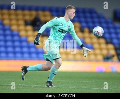 Matthew Cox de l'AFC Wimbledon lors de la quatrième ronde de la coupe de la jeunesse de la FA entre l'AFC Wimbledon et Tottenham Hotspur au sol de Plough Lane le 31st mars 2021 à Wimbledon, en Angleterre. (Photo par action Foto Sport/NurPhoto) Banque D'Images