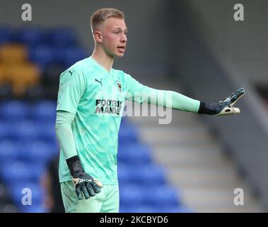 Matthew Cox de l'AFC Wimbledon lors de la quatrième ronde de la coupe de la jeunesse de la FA entre l'AFC Wimbledon et Tottenham Hotspur au sol de Plough Lane le 31st mars 2021 à Wimbledon, en Angleterre. (Photo par action Foto Sport/NurPhoto) Banque D'Images