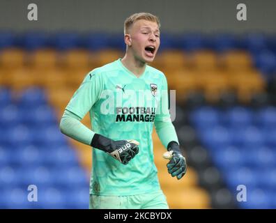 Matthew Cox de l'AFC Wimbledon lors de la quatrième ronde de la coupe de la jeunesse de la FA entre l'AFC Wimbledon et Tottenham Hotspur au sol de Plough Lane le 31st mars 2021 à Wimbledon, en Angleterre. (Photo par action Foto Sport/NurPhoto) Banque D'Images