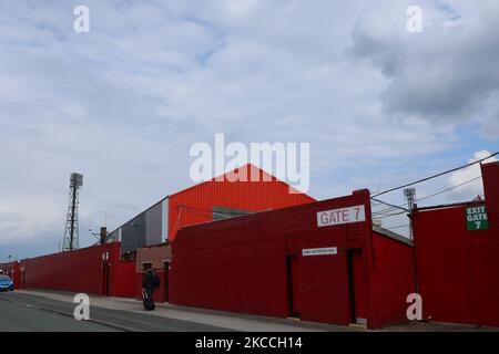 Stade Oakwell avant le match de championnat Sky Bet entre Barnsley et Middlesbrough à Oakwell, Barnsley, Angleterre, le 10th avril 2021. (Photo de Pat Scaasi/MI News/NurPhoto) Banque D'Images