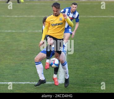 Brandon Goodship of Southend United lors de la deuxième ligue entre Colchester United et Southend United au stade communautaire de Colchester, Colchester, Royaume-Uni, le 20th avril 2020 (photo d'action Foto Sport/NurPhoto) Banque D'Images