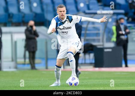 Josip Ilicic d'Atalanta BC pendant la série Un match entre AS Roma et Atalanta BC au Stadio Olimpico, Rome, Italie, le 22 avril 2021. (Photo de Giuseppe Maffia/NurPhoto) Banque D'Images