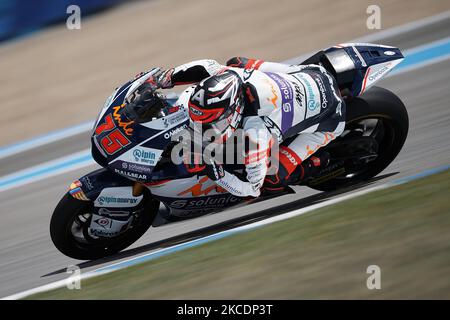 Albert Arenas (#75) d'Espagne et Solunion Aspar Team Bosscuro lors de la qualification de Gran Premio Red Bull de España à Circuito de Jerez - Angel Nieto sur 1 mai 2021 à Jerez de la Frontera, Espagne. (Photo de Jose Breton/Pics action/NurPhoto) Banque D'Images