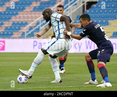 Romero Lukaku du FC Internazionale pendant la série Un match entre le FC Crotone et le FC Internazionale Milan sur le stade 01 mai 2021 'Ezio Scida' à Crotone, Italie (photo de Gabriele Maricchiolo/NurPhoto) Banque D'Images