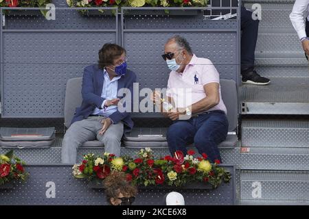 José Luis Martínez-Almeida a assisté au match de tennis ouvert de la tournée ATP de Madrid en 2021 à la Caja Magica à Madrid, sur 8 mai 2021 espagne (photo d'Oscar Gonzalez/NurPhoto) Banque D'Images