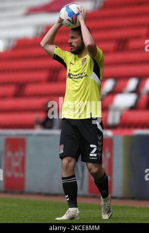 Michael Harriman de Northampton Town lors du match Sky Bet League 1 entre Sunderland et Northampton Town au stade de Light, Sunderland, Royaume-Uni, le 9th mai 2021. (Photo de Mark Fletcher/MI News/NurPhoto) Banque D'Images